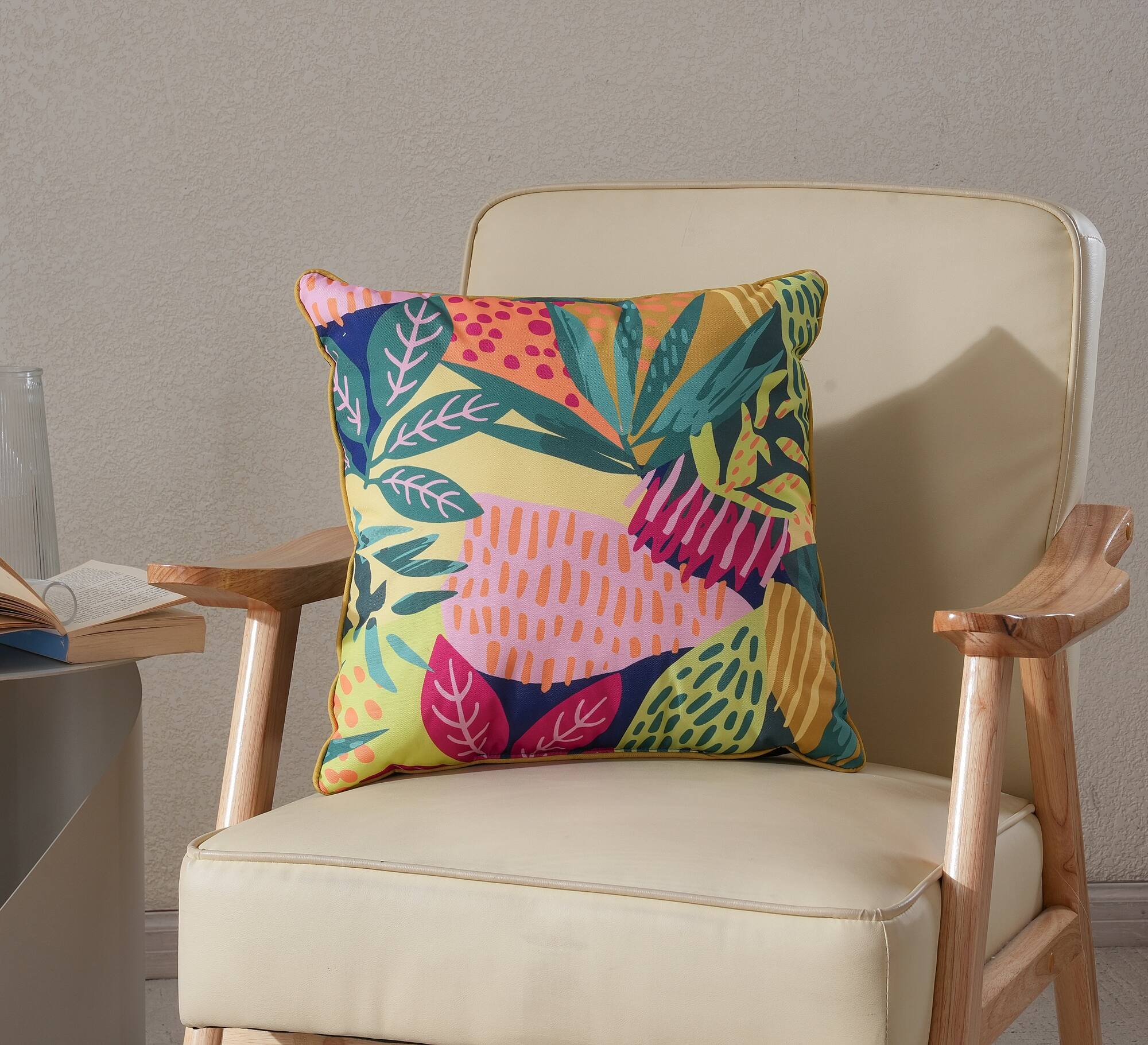 18" Abstract Foliage Outdoor Pillow by Ashland®